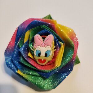 Glitter rose w/ character in the center